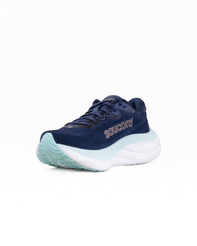 Saucony Ride 19 (Women's) -Navy/Aqua