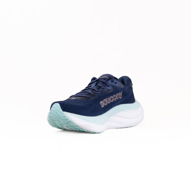 Saucony Ride 19 (Women's) -Navy/Aqua