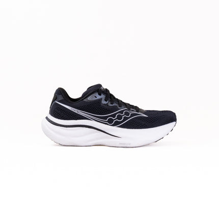 Saucony Ride 19 (Women's) -Black/Silver