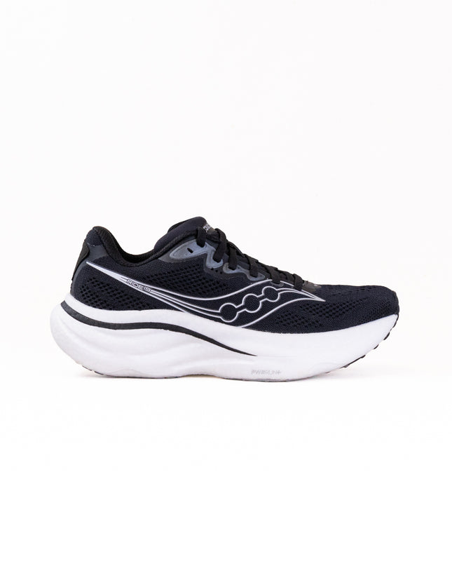 Saucony Ride 19 (Women's) -Black/Silver