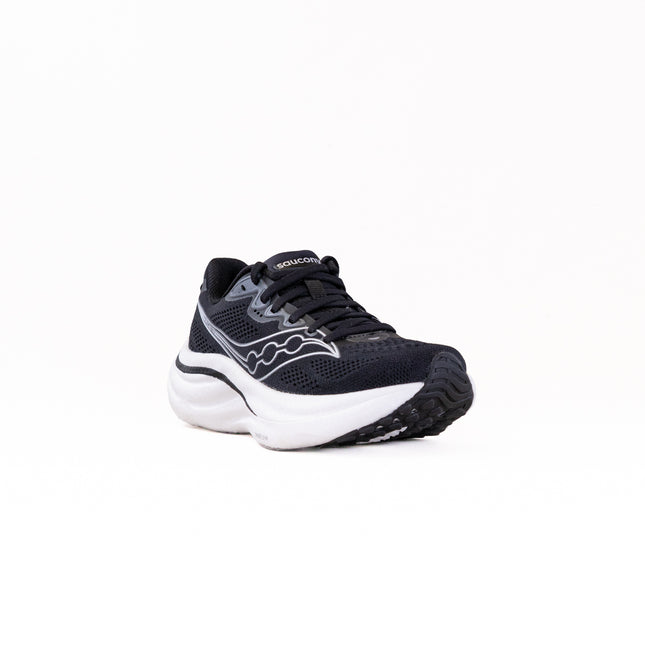 Saucony Ride 19 (Women's) -Black/Silver