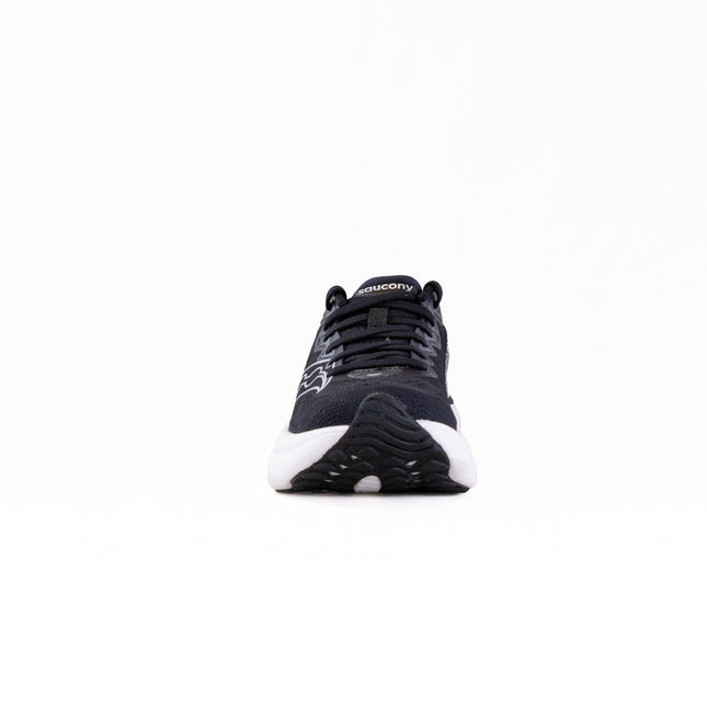 Saucony Ride 19 (Women's) -Black/Silver