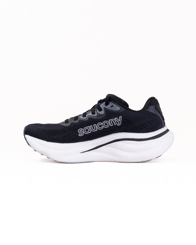 Saucony Ride 19 (Women's) -Black/Silver