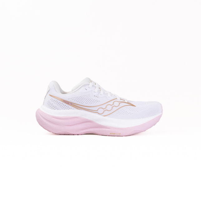 Saucony Ride 19 (Women's) -White/Silk