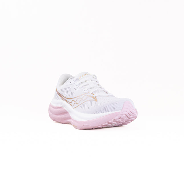 Saucony Ride 19 (Women's) -White/Silk