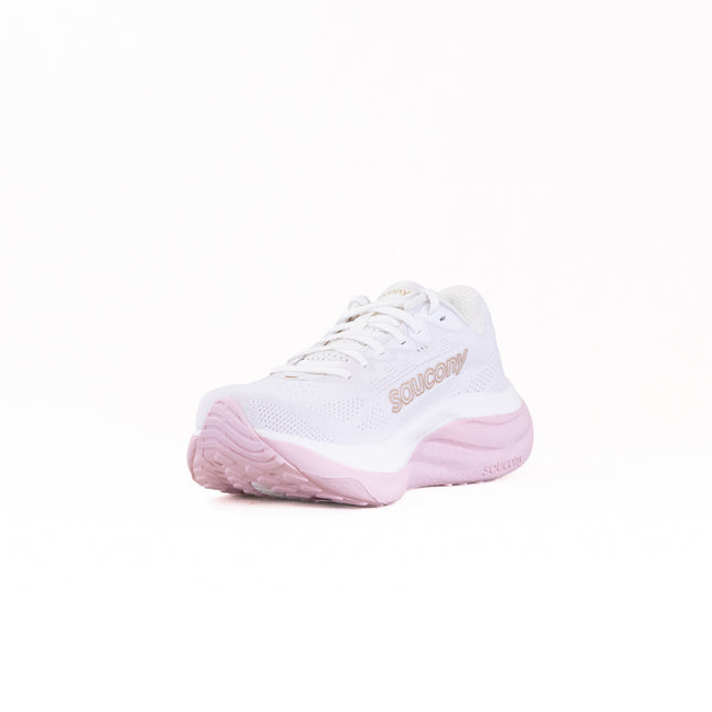 Saucony Ride 19 (Women's) -White/Silk