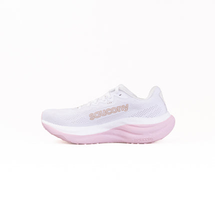 Saucony Ride 19 (Women's) -White/Silk