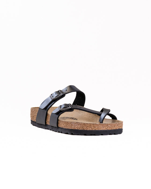 Birkenstock Mayari Birko-Flor (Women's) - Metallic Black