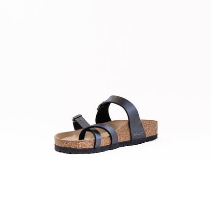 Birkenstock Mayari Birko-Flor (Women's) - Metallic Black