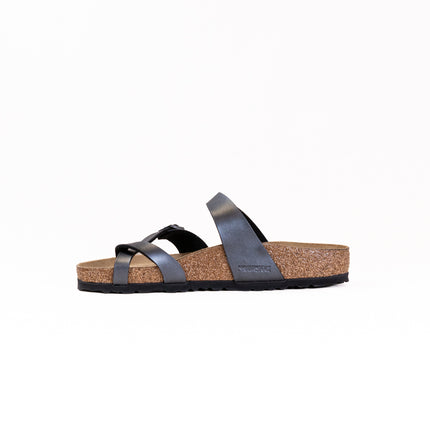 Birkenstock Mayari Birko-Flor (Women's) - Metallic Black