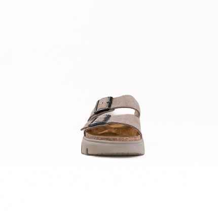Birkenstock-Papillo Arizona Platform (Women's) - Taupe Tonal