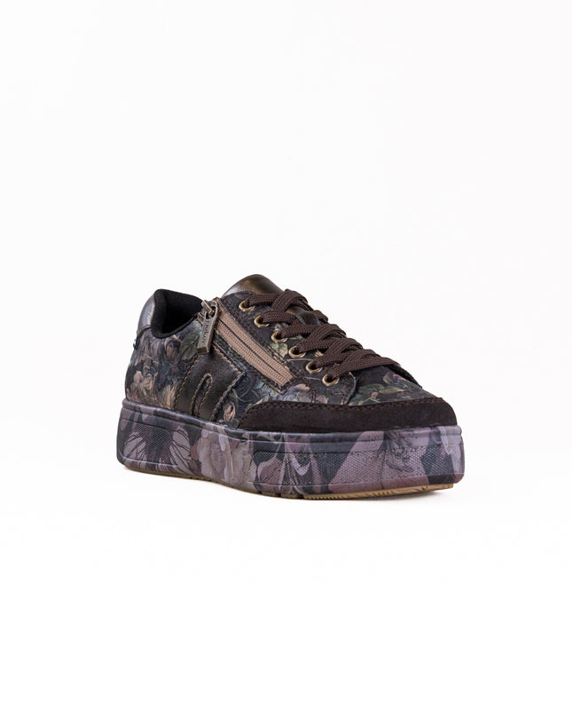 Rieker Brooke M7711 (Women's) - Nougat/Schwarz-Pastel