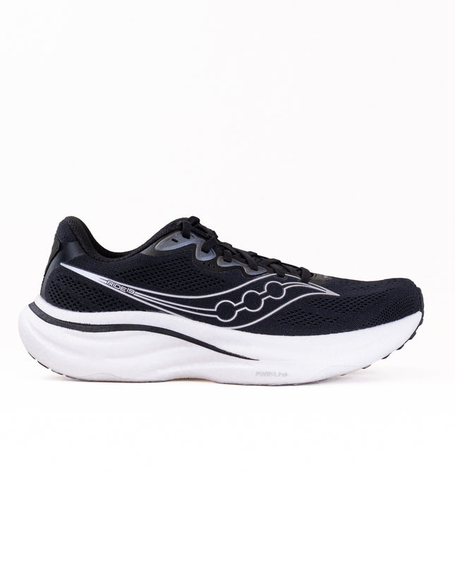 Saucony Ride 19 (Men's) - Black/Silver