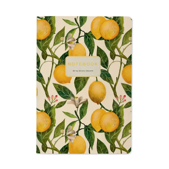BV by Bruno Visconti A5 Notebook - Lemons