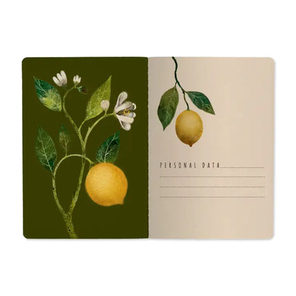 BV by Bruno Visconti A5 Notebook - Lemons