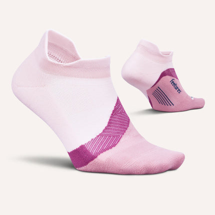 Feetures Elite Light Cushion No Show Tab - Pink Salt