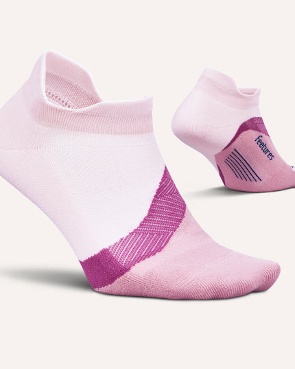 Feetures Elite Light Cushion No Show Tab - Pink Salt