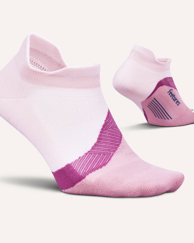 Feetures Elite Light Cushion No Show Tab - Pink Salt