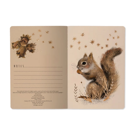 BV by Bruno Visconti A5 Notebook - The Little Squirrel