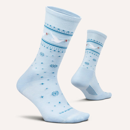 Feetures Everyday Women's Max Cushion Crew - Snow Dove