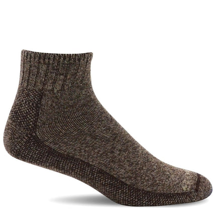 Sockwell Men's Big Easy Mini | Relaxed Fit Socks - Espresso