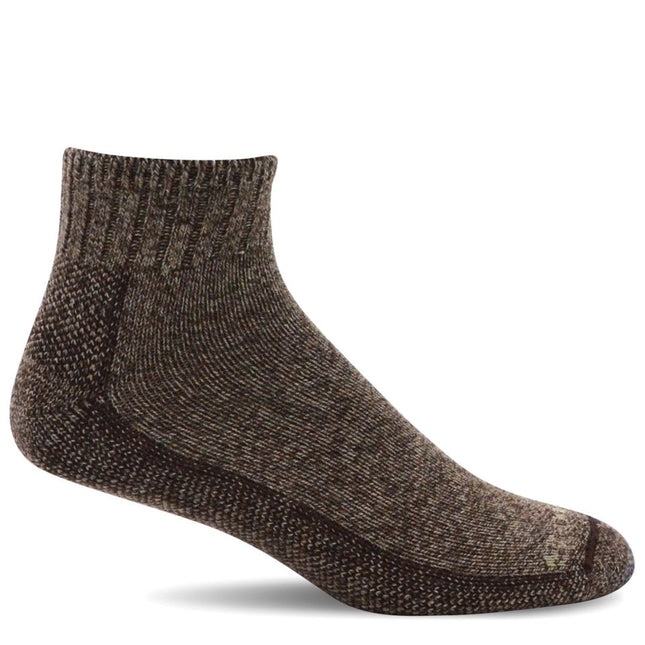 Sockwell Men's Big Easy Mini | Relaxed Fit Socks - Espresso