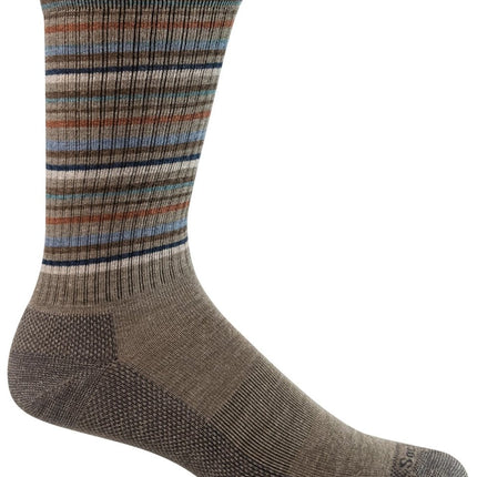 Sockwell Camp Stripe | Essential Comfort Socks (Men's) - Khaki