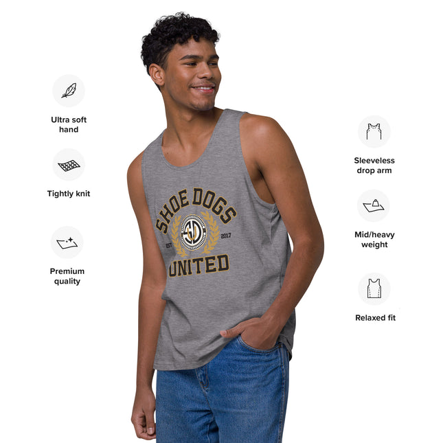 Shoe Dogs United™️ Collegiate Collection - Men’s Premium Tank Top