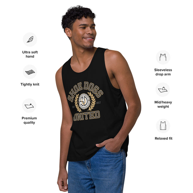 Shoe Dogs United™️ Collegiate Collection - Men’s Premium Tank Top