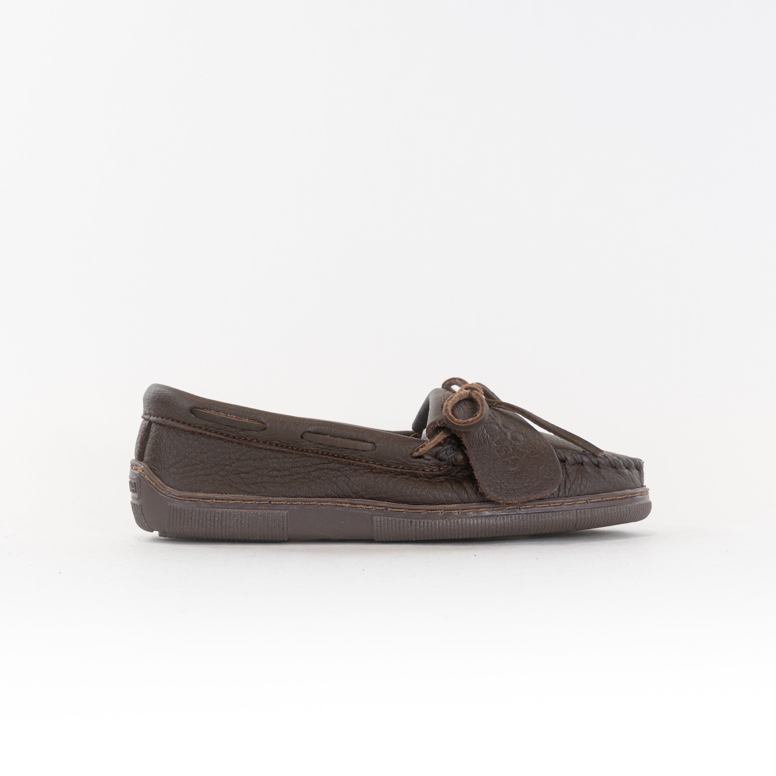 Minnetonka Fringed Kilty Wide (Unisex) - Chocolate