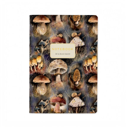 BV by Bruno Visconti A5 Notebook - Mushroom Dream