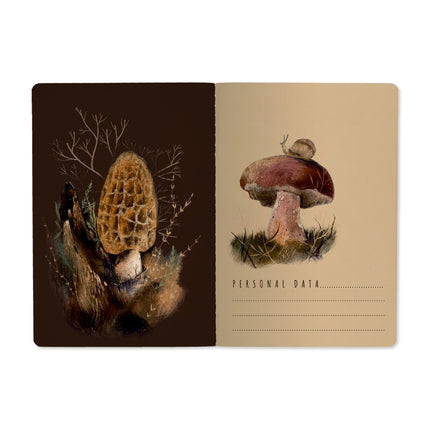 BV by Bruno Visconti A5 Notebook - Mushroom Dream