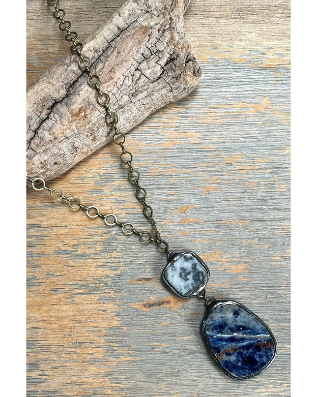 Dylan Designs Circe Necklace Blue Sea