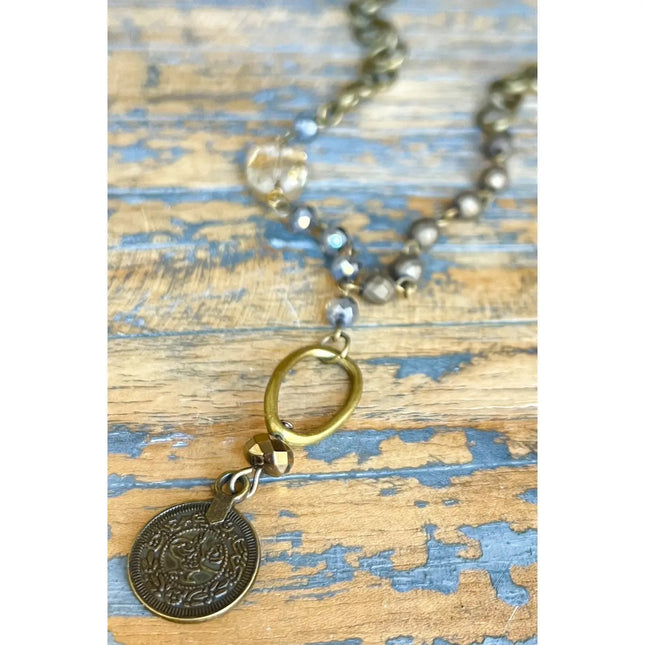 Dylan Designs Molly Short Coin Necklace