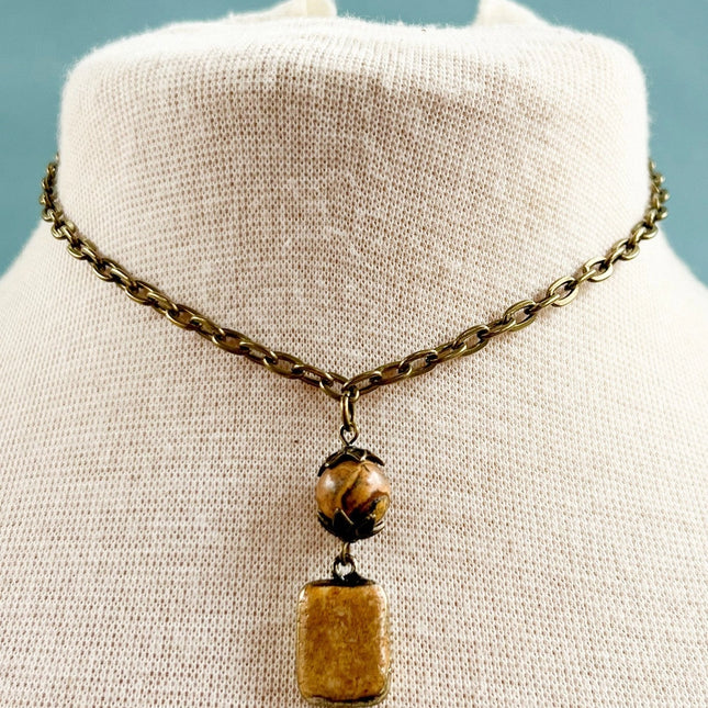 Dylan Designs Short Sicily Necklace Crazy Agate