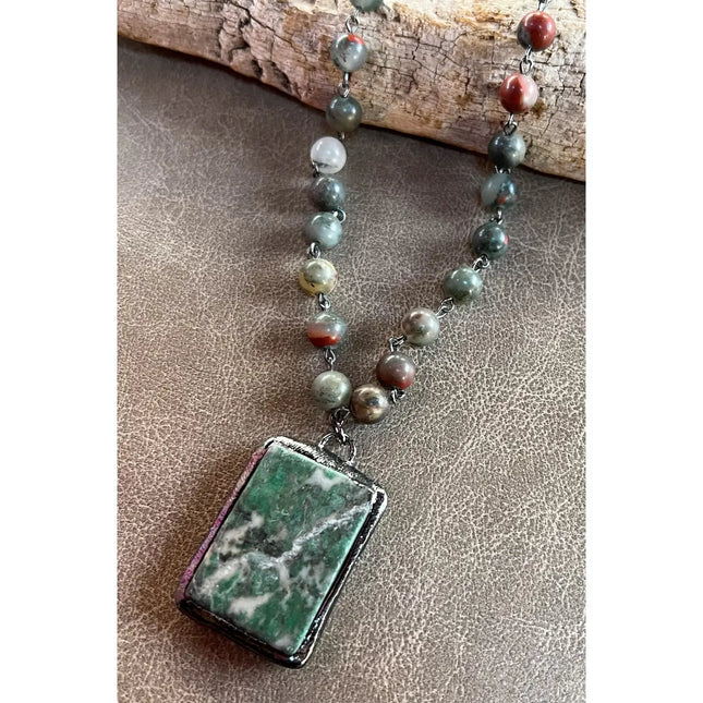 Dylan Designs Suzanne Necklace in Jasper