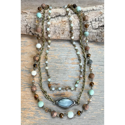 Dylan Designs Emory Necklace Amazonite