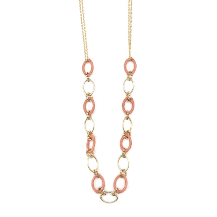 ANJU Sachi Terracotta Collection Necklace - Mixed Mini Links
