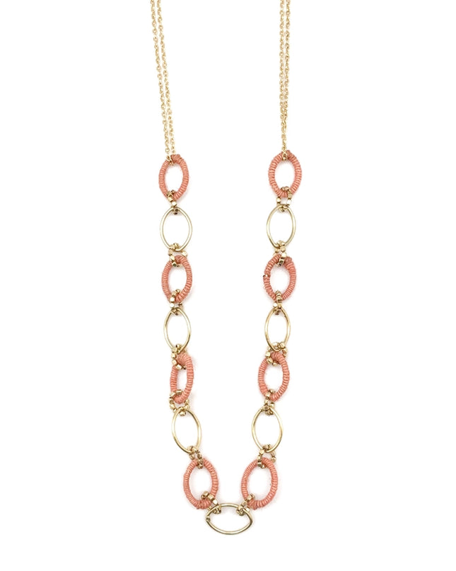 ANJU Sachi Terracotta Collection Necklace - Mixed Mini Links