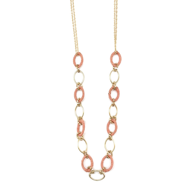 ANJU Sachi Terracotta Collection Necklace - Mixed Mini Links