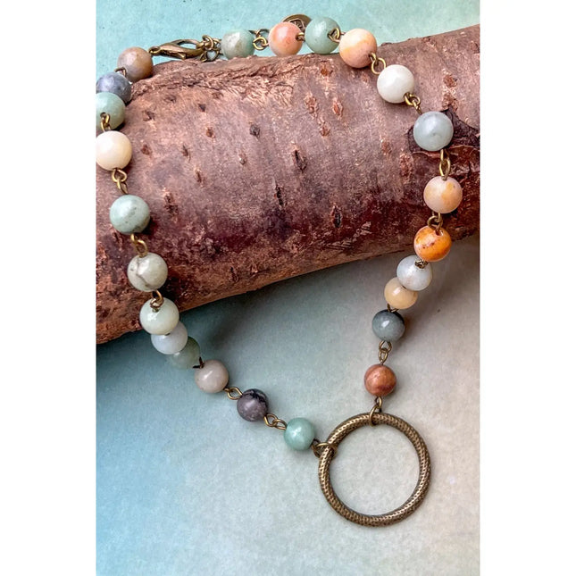 Dylan Designs Shay Necklace in Amazonite