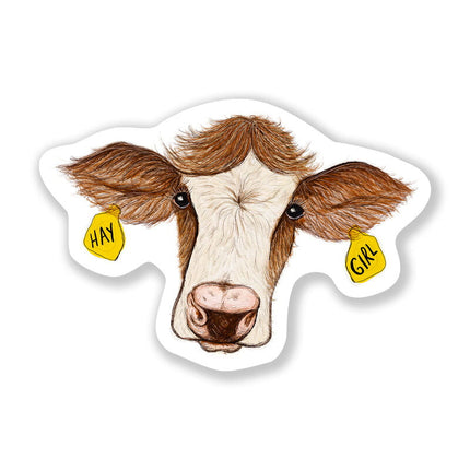 Nice Enough "Hay Girl" Sticker