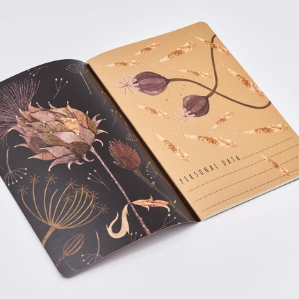 BV by Bruno Visconti A5 Notebook - Night Flowers