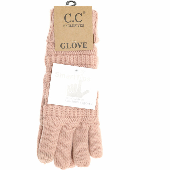 C.C.Beanie Knit CC Gloves with Lining