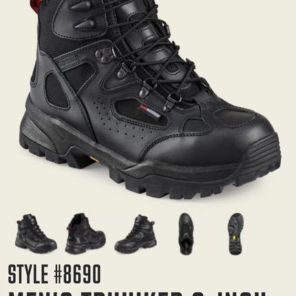 Redwing 8690 Waterproof Electrical Hazard (Men's) - Black