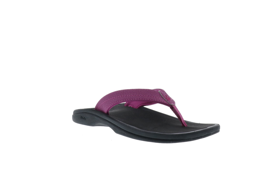 Olukai 'Ohana (Women's) Orchid Flower/Black