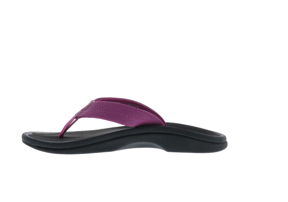 Olukai 'Ohana (Women's) Orchid Flower/Black