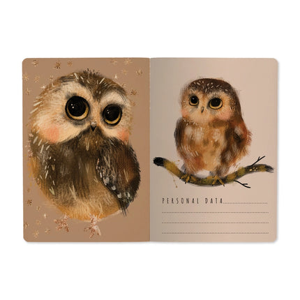 BV by Bruno Visconti A5 Notebook - Owlets