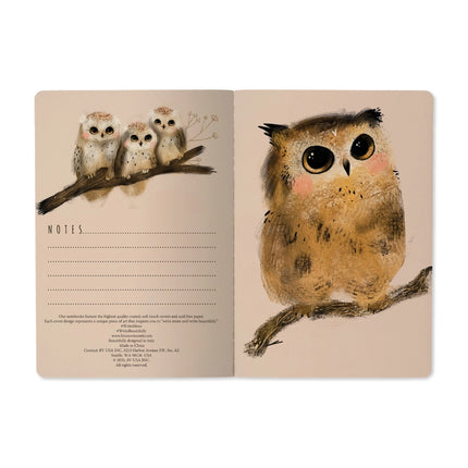 BV by Bruno Visconti A5 Notebook - Owlets