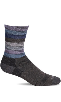 Sockwell Women’s Peaks | Moderate Graduated Compression Socks - Mushroom